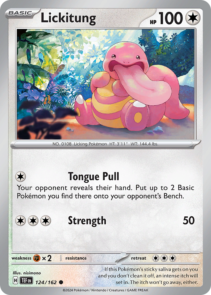 Lickitung - 124/162 (TEF) #124 [EN/N] s/o