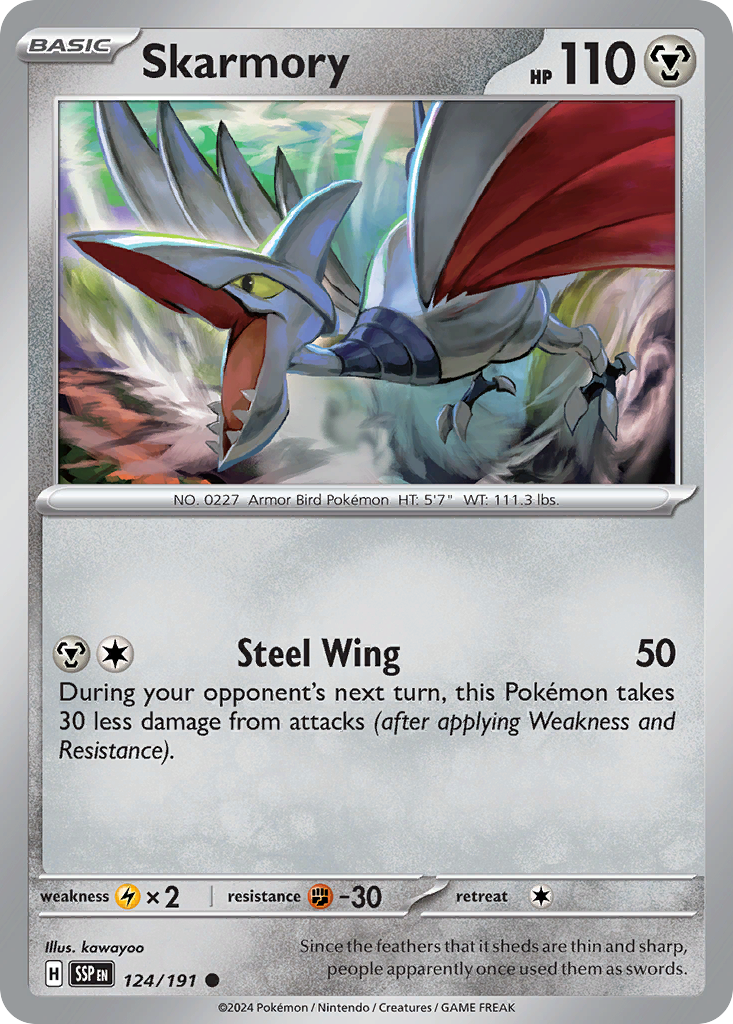 Skarmory - 124/191 (SSP) #124 [EN/N]