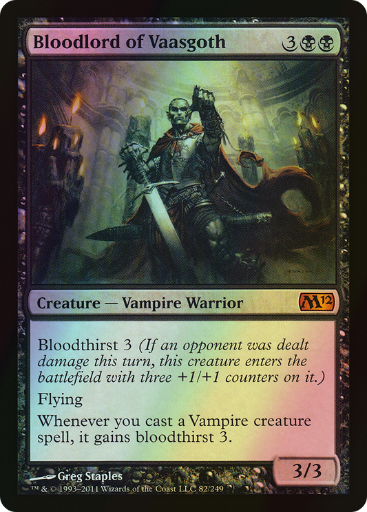 Bloodlord of Vaasgoth (M12) #82 [EN/F] s/o