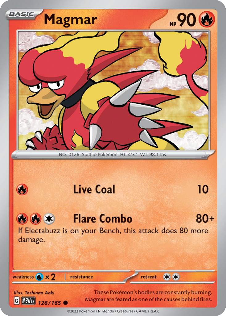 Magmar (MEW) #126 [EN/N]