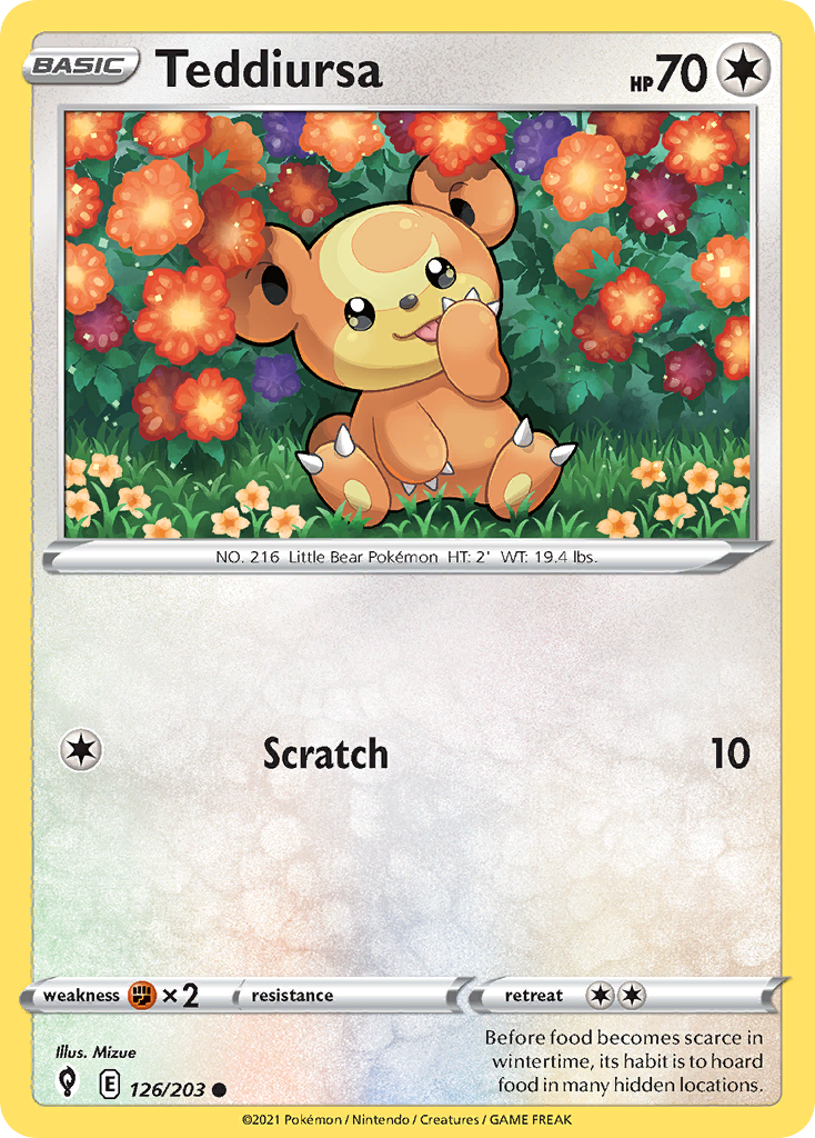 Teddiursa (EVS) #126 [EN/N] s/o