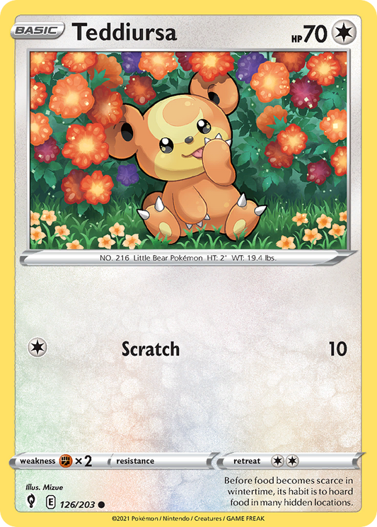 Teddiursa (EVS) #126 [EN/N] s/o