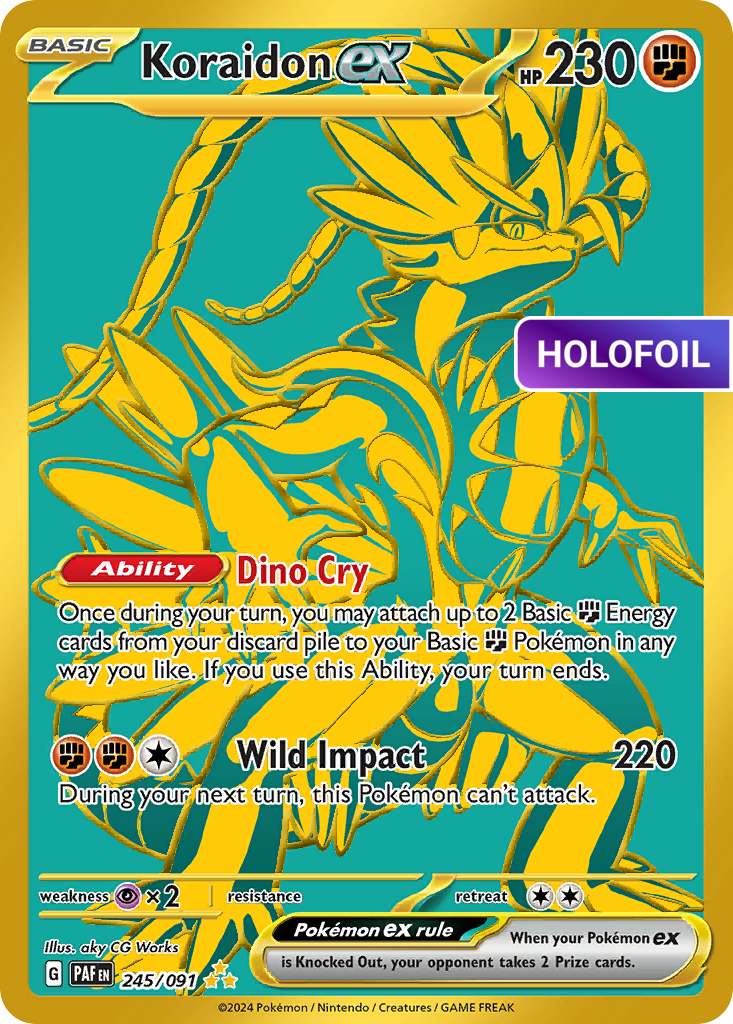 Koraidon ex (PAF) #245 [EN/H]