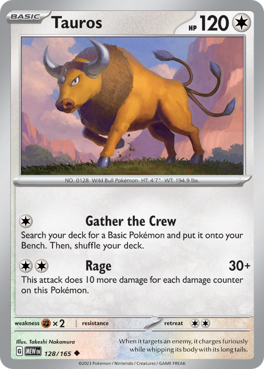 Tauros (MEW) #128 [EN/N]