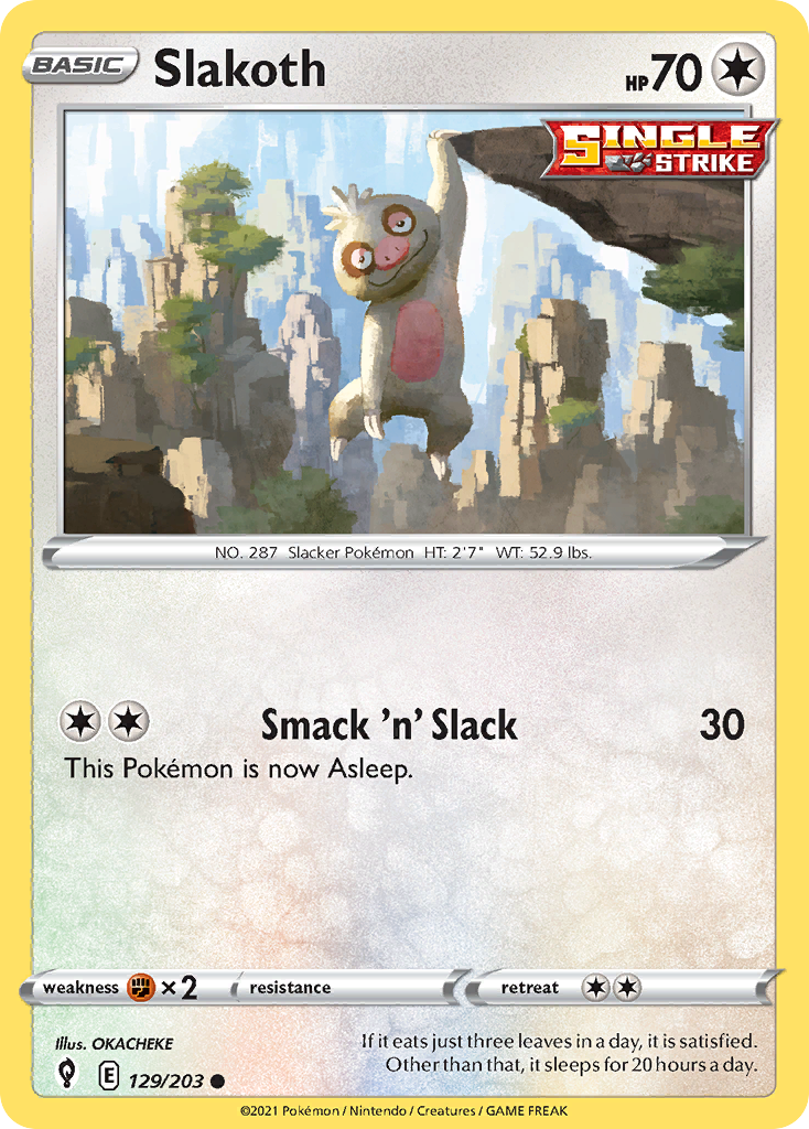 Slakoth (EVS) #129 [EN/N] s/o
