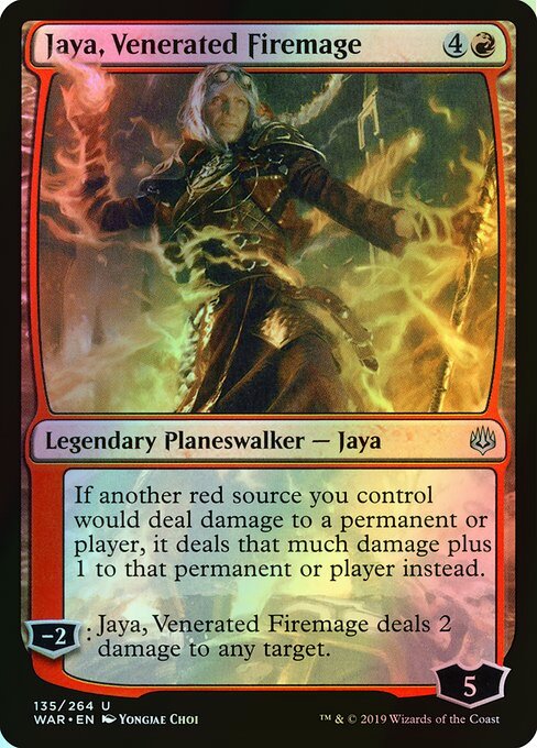 Jaya, Venerated Firemage (WAR) #135 [EN/F] s/o