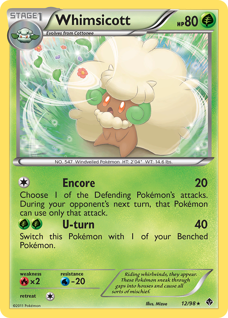 Whimsicott (12) (EPO) #12 [EN/N] s/o