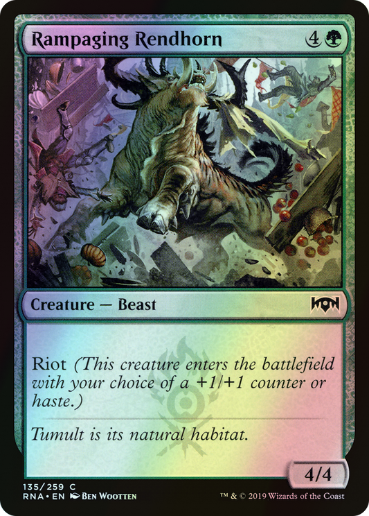 Rampaging Rendhorn (RNA) #135 [EN/F]