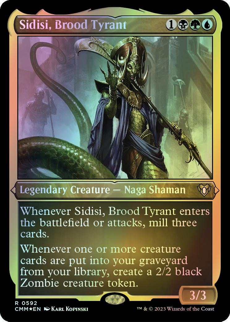Sidisi, Brood Tyrant (CMM) #592 [EN/E]