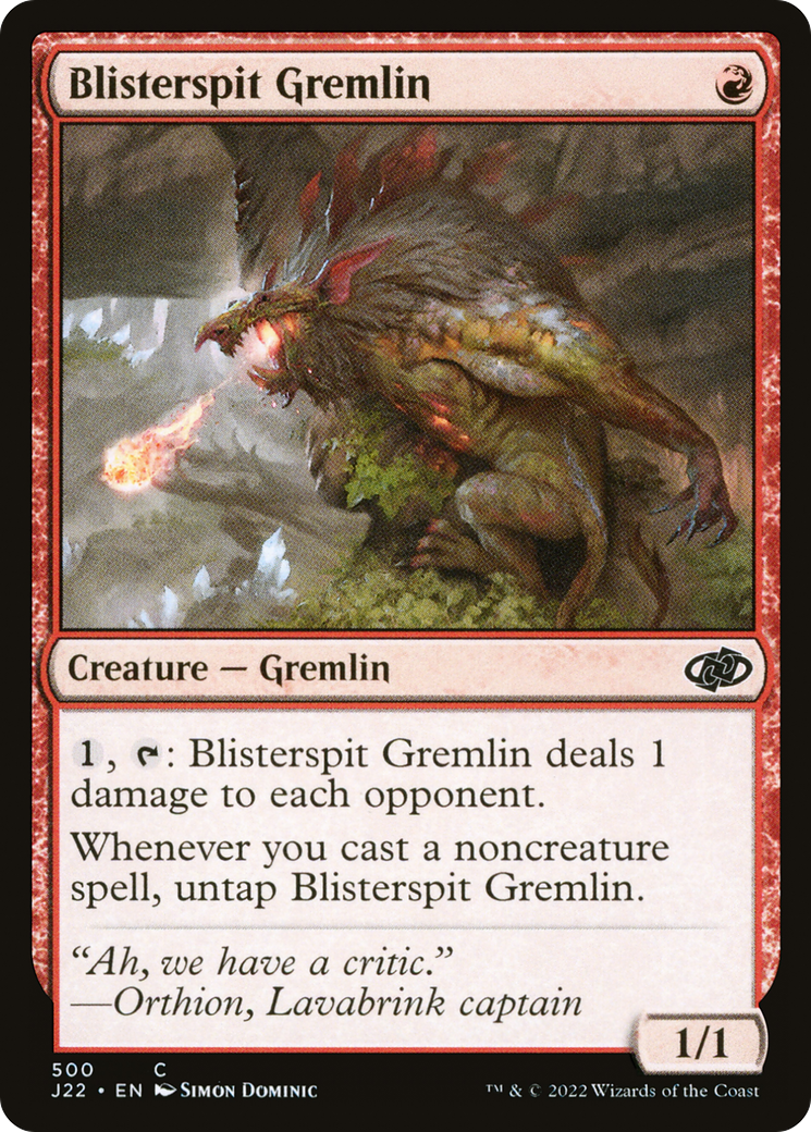 Blisterspit Gremlin (J22) #500 [EN/N]