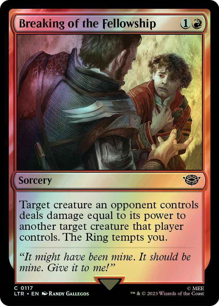 Breaking of the Fellowship (LTR) #117 [EN/F]