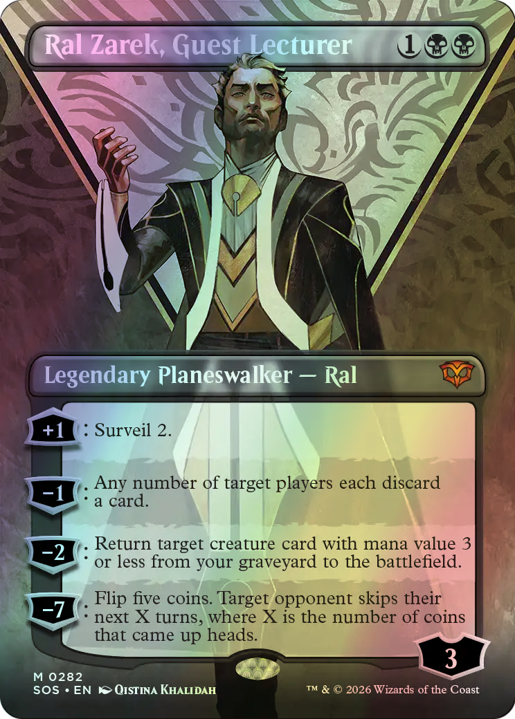 Ral Zarek, Guest Lecturer (SOS) #282 [EN/F]