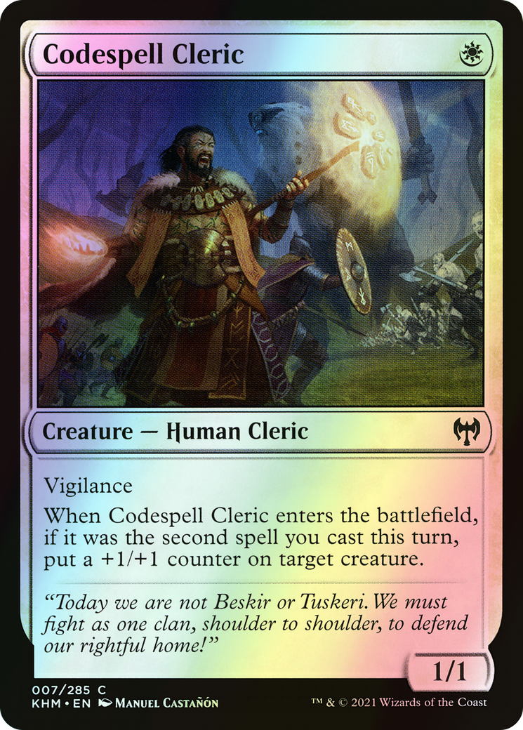 Codespell Cleric (KHM) #7 [EN/F]