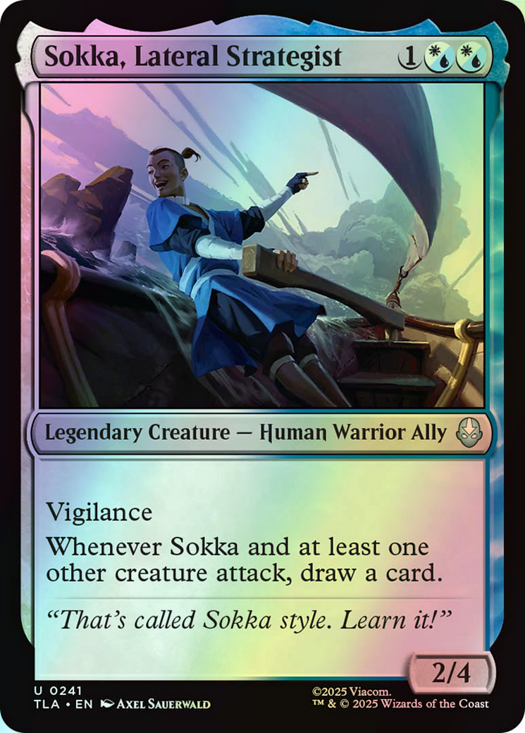 Sokka, Lateral Strategist (TLA) #241 [EN/F] s/o