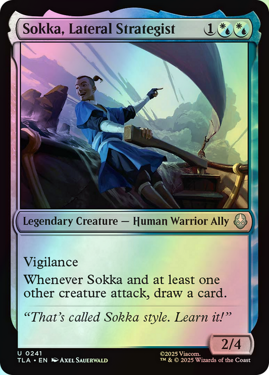 Sokka, Lateral Strategist (TLA) #241 [EN/F] s/o