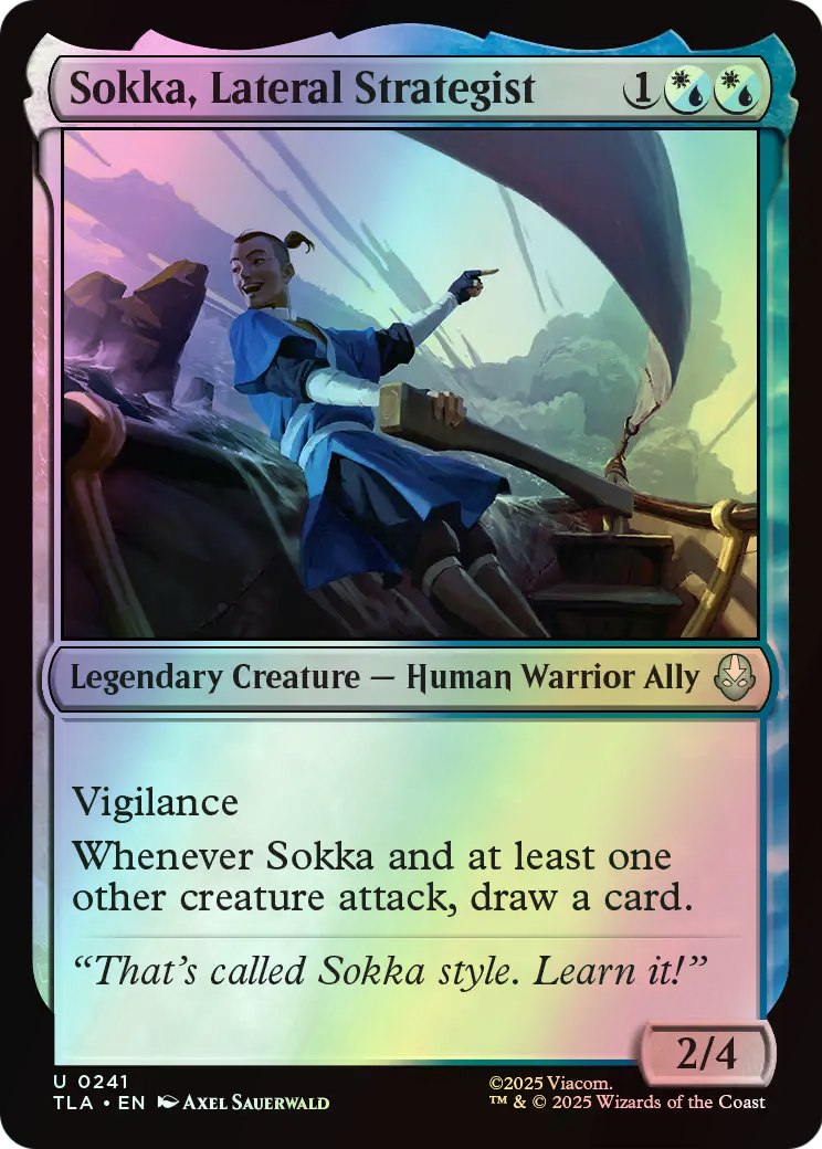 Sokka, Lateral Strategist (TLA) #241 [EN/F] s/o
