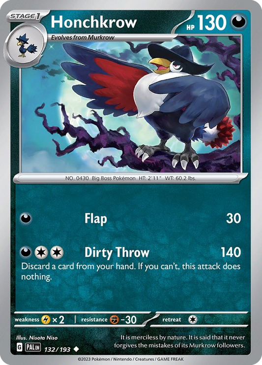 Honchkrow (PAL) #132 [EN/N]