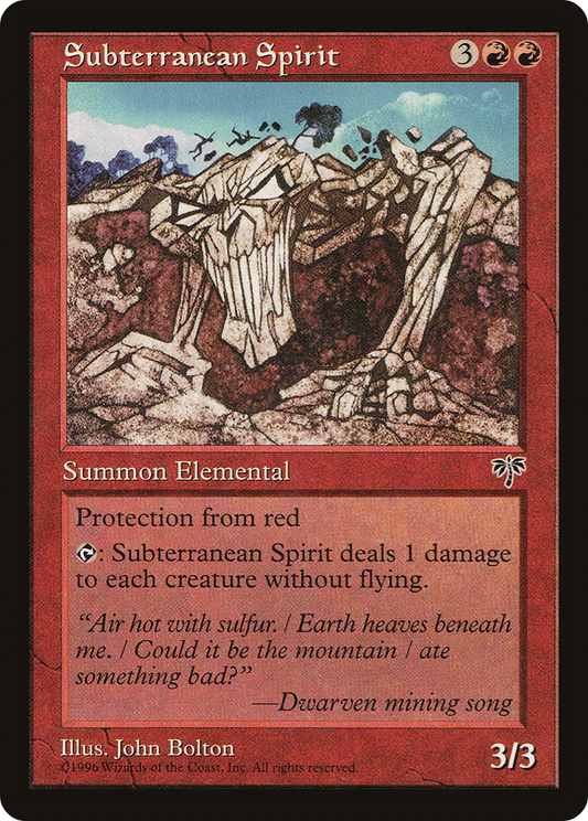 Subterranean Spirit (MIR) #195 [EN/N]