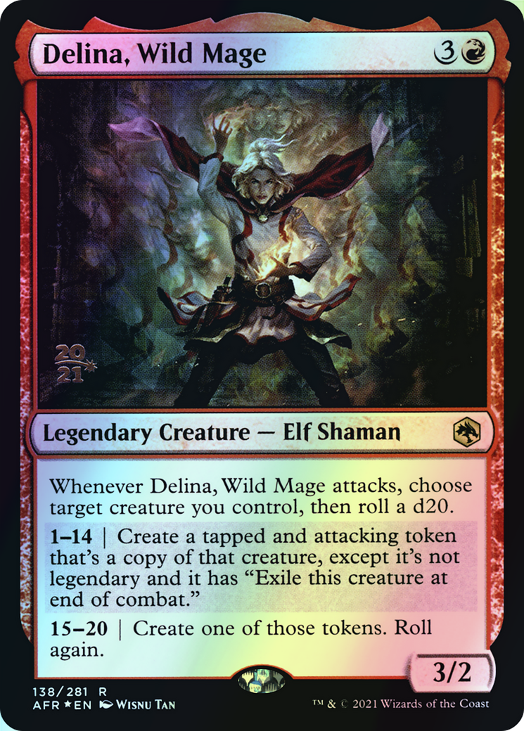 Delina, Wild Mage (PAFR) #138s [EN/F] s/o