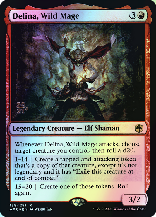 Delina, Wild Mage (PAFR) #138s [EN/F] s/o