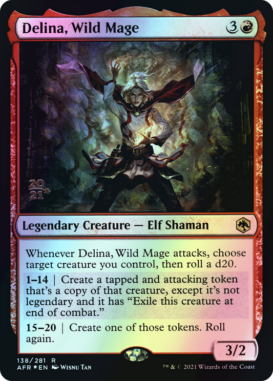 Delina, Wild Mage (PAFR) #138s [EN/F] s/o