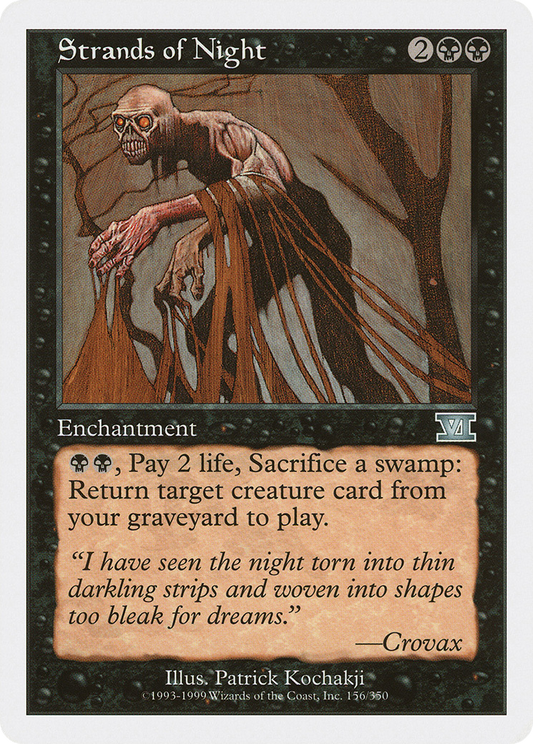 Strands of Night (6ED) #156 [EN/N] s/o