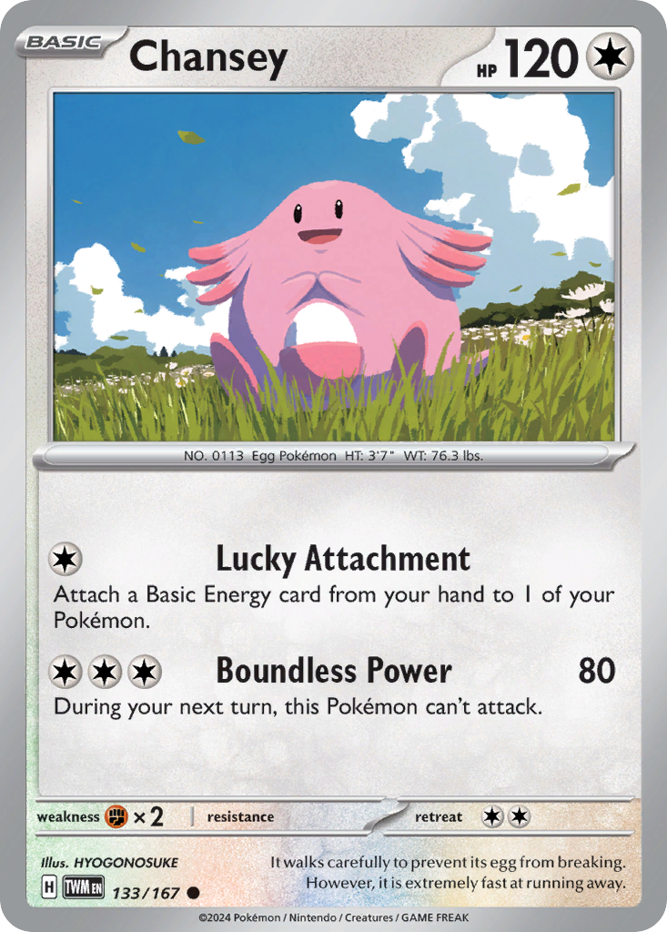 Chansey - 133/167 (TWM) #133 [EN/N] s/o