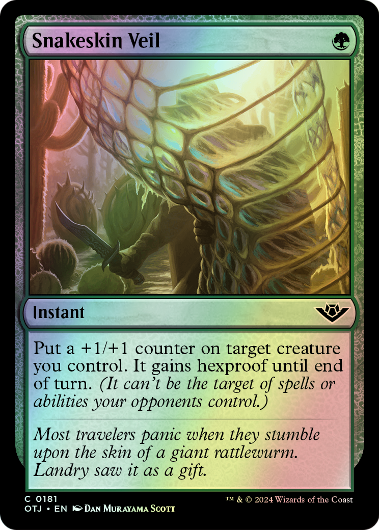 Snakeskin Veil (OTJ) #181 [EN/F] s/o