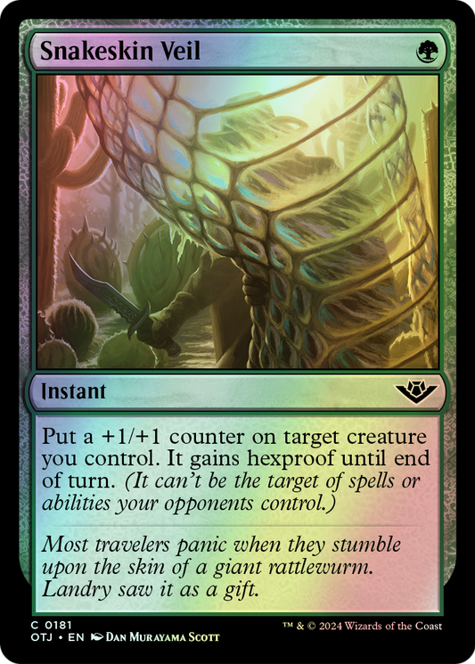 Snakeskin Veil (OTJ) #181 [EN/F] s/o