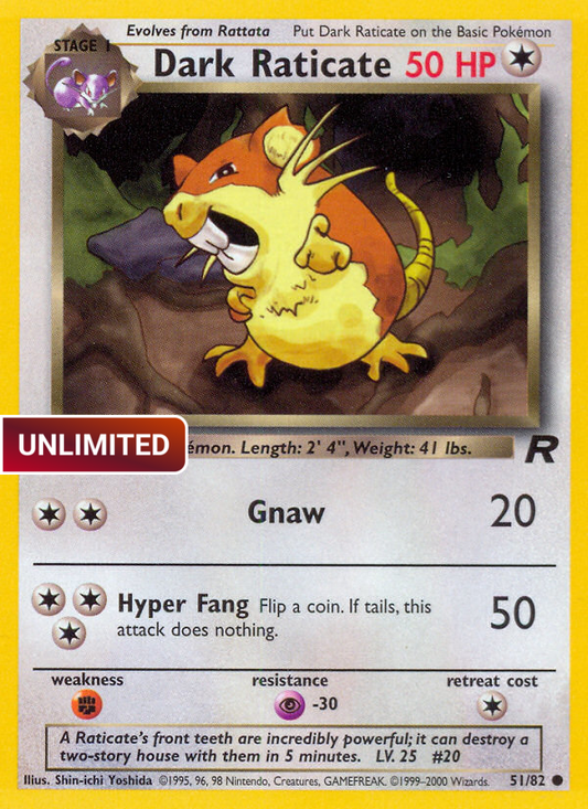 Dark Raticate (TR) #51 [EN/U]