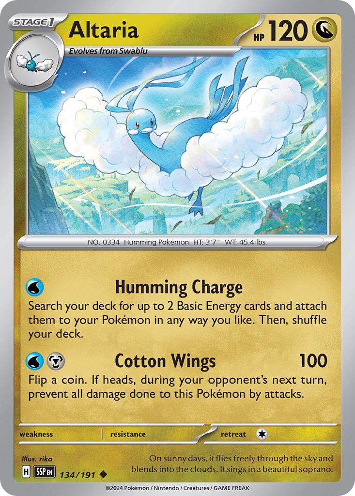 Altaria (SSP) #134 [EN/N]