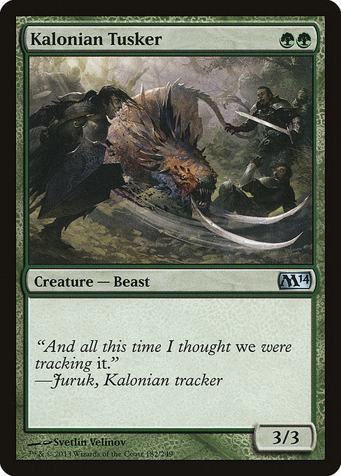 Kalonian Tusker (M14) #182 [EN/N] s/o