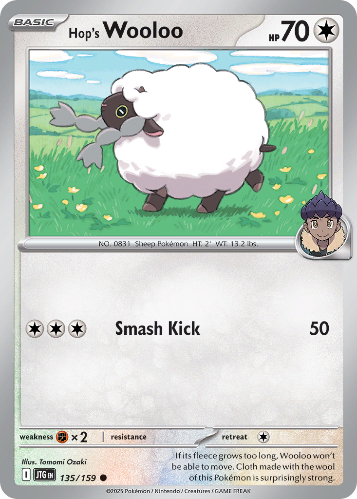 Hop's Wooloo - 135/159 (JTG) #135 [EN/N] s/o