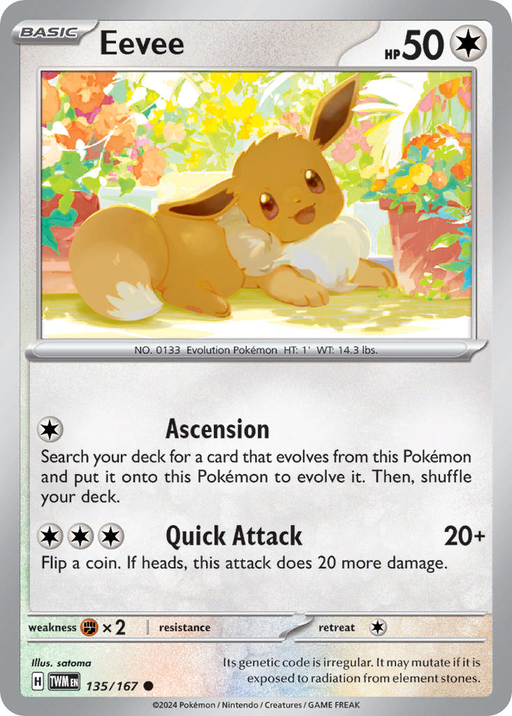 Eevee - 135/167 (TWM) #135 [EN/N]