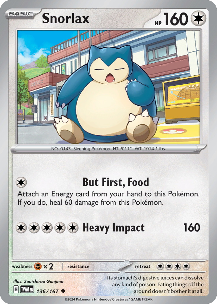 Snorlax (TWM) #136 [EN/N] s/o