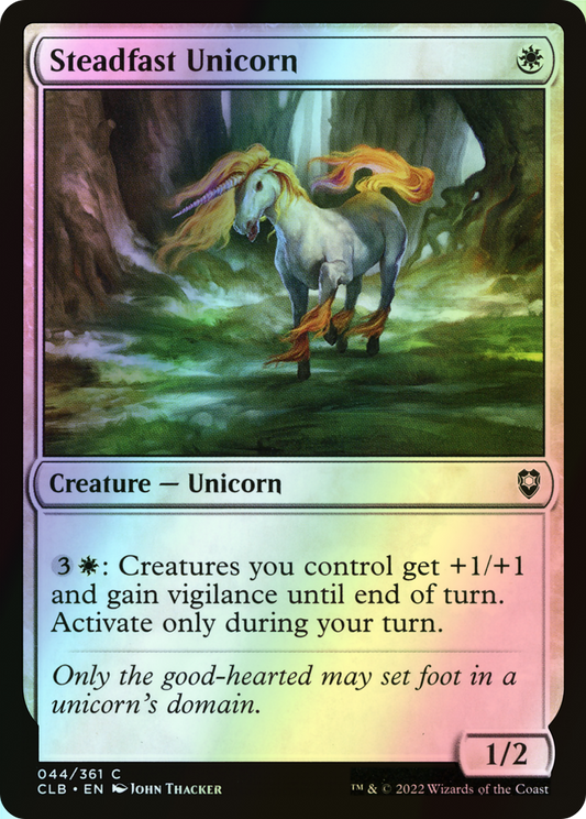 Steadfast Unicorn (CLB) #44 [EN/F] s/o