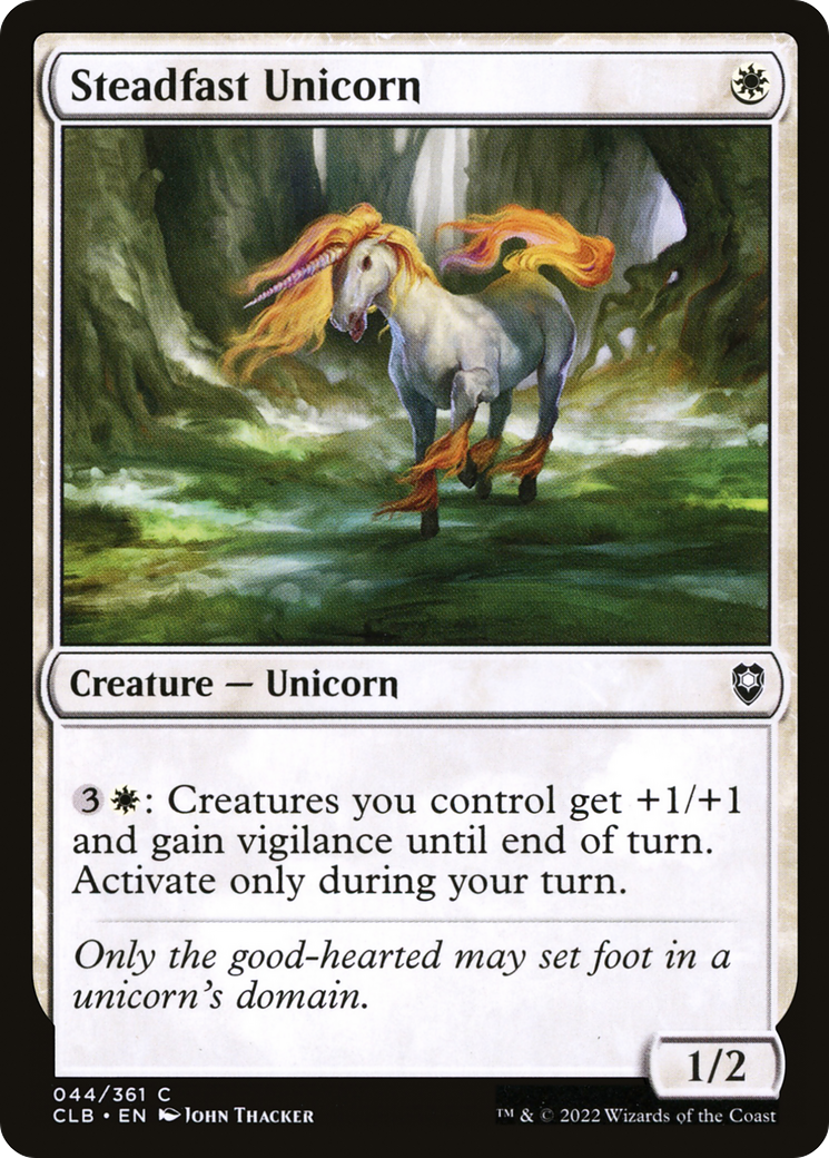 Steadfast Unicorn (CLB) #44 [EN/N] s/o