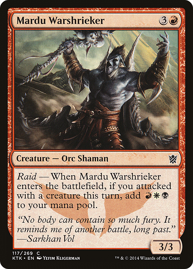 Mardu Warshrieker (KTK) #117 [EN/N]