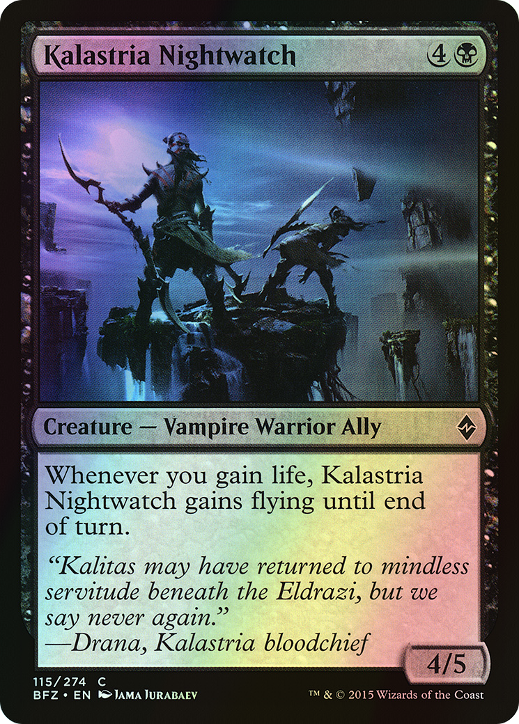 Kalastria Nightwatch (BFZ) #115 [EN/F] s/o