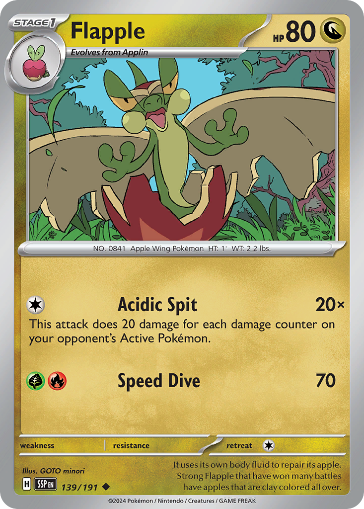 Flapple - 139/191 (SSP) #139 [EN/N]