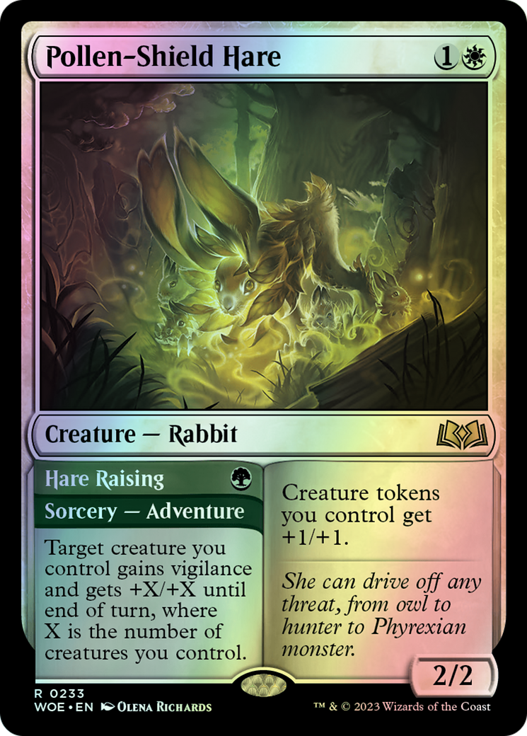 Pollen-Shield Hare // Hare Raising (WOE) #233 [EN/F] s/o