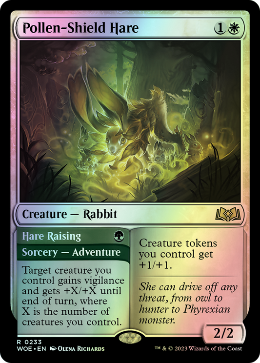 Pollen-Shield Hare // Hare Raising (WOE) #233 [EN/F] s/o