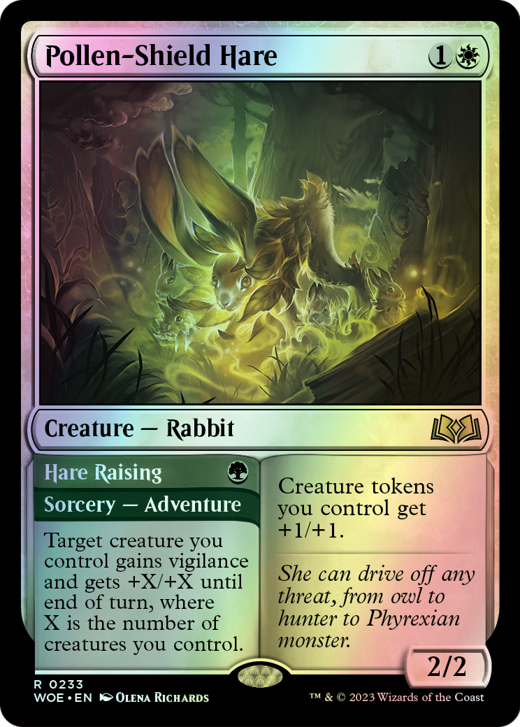 Pollen-Shield Hare // Hare Raising (WOE) #233 [EN/F] s/o
