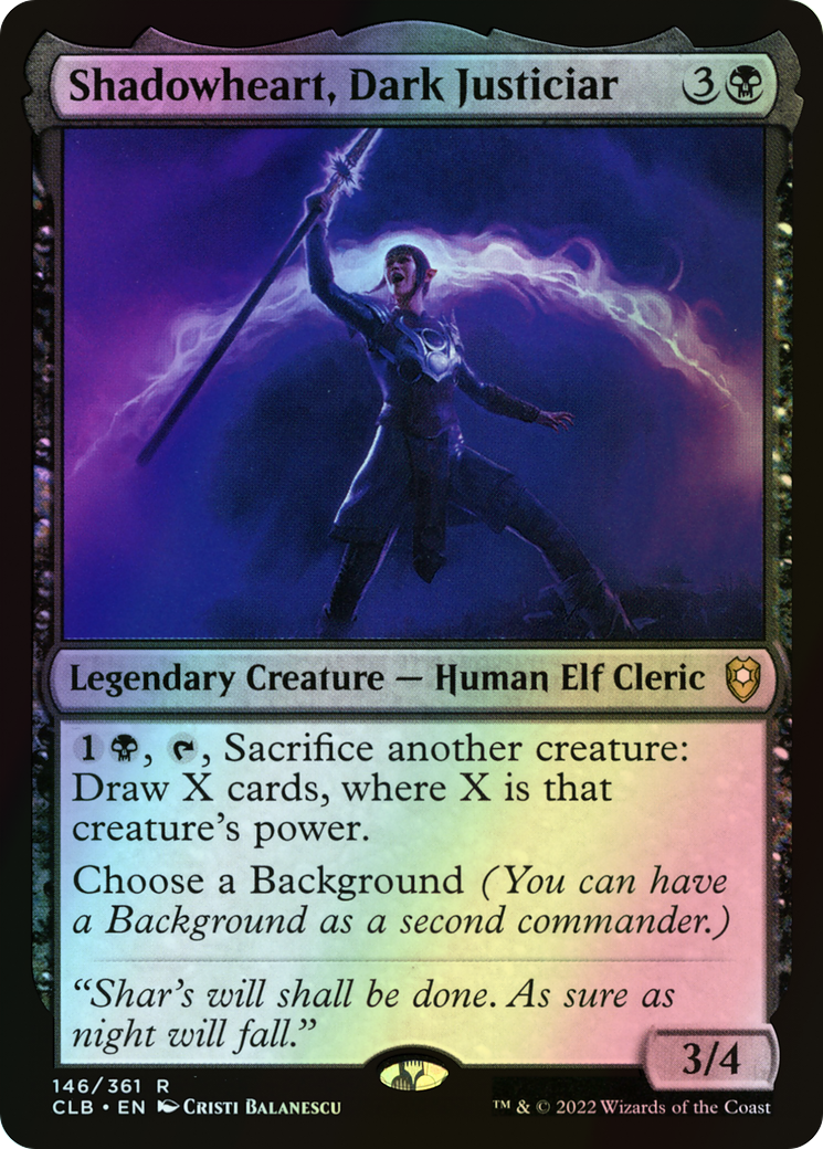 Shadowheart, Dark Justiciar (CLB) #146 [EN/F] s/o