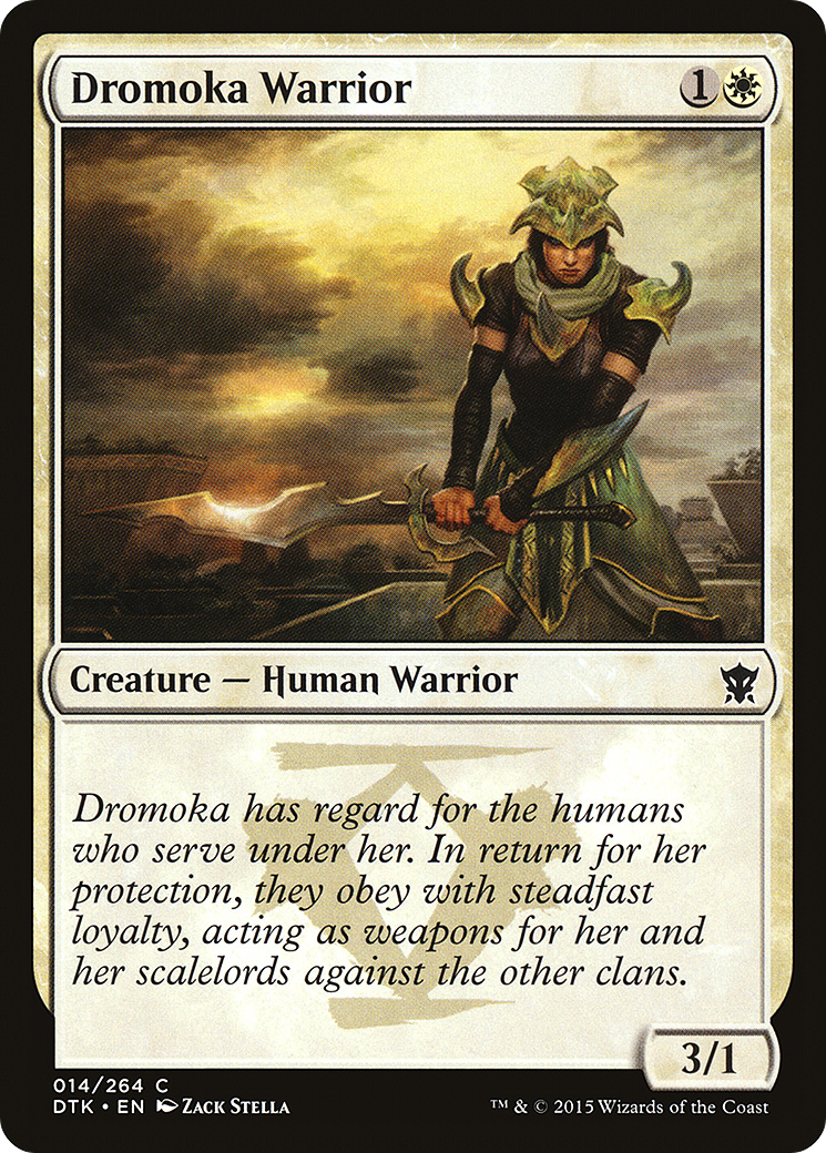 Dromoka Warrior (DTK) #14 [EN/N]
