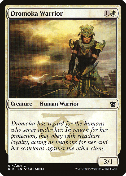 Dromoka Warrior (DTK) #14 [EN/N]