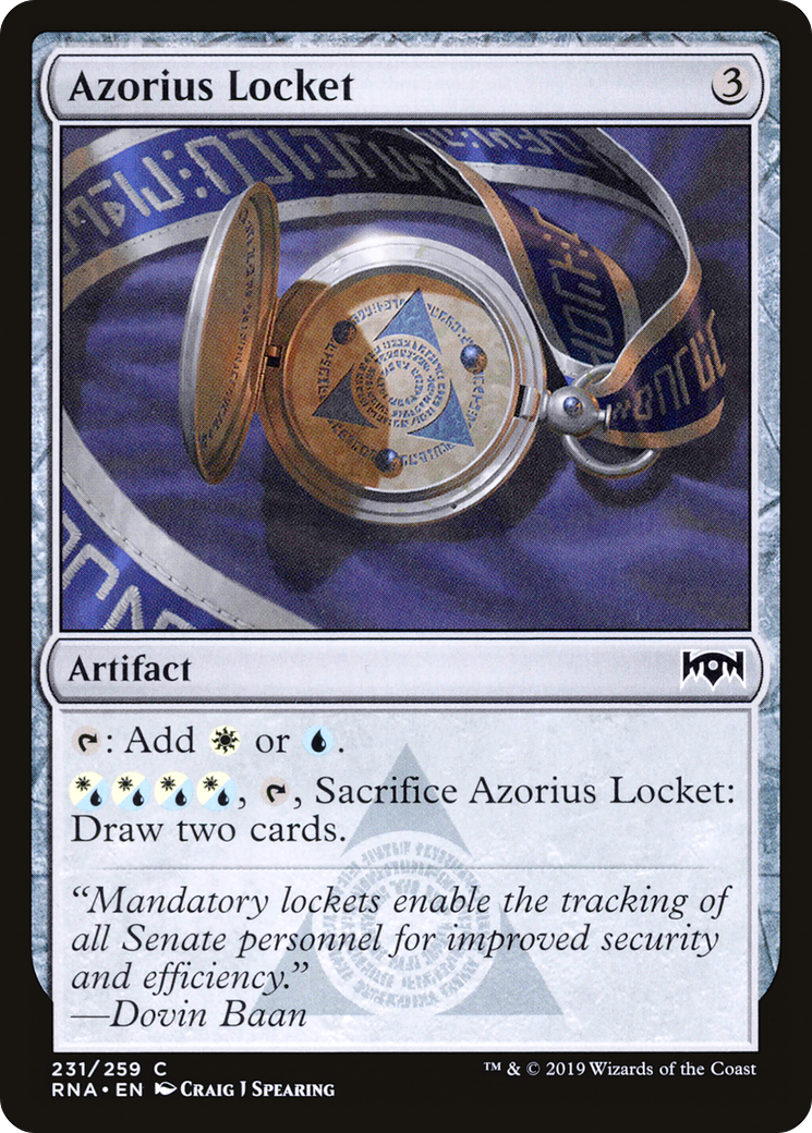 Azorius Locket (RNA) #231 [EN/N]