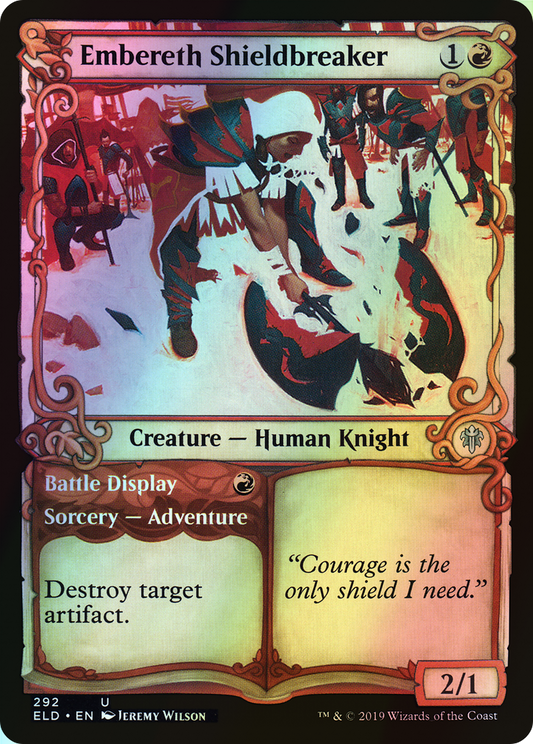 Embereth Shieldbreaker // Battle Display (ELD) #292 [EN/F]