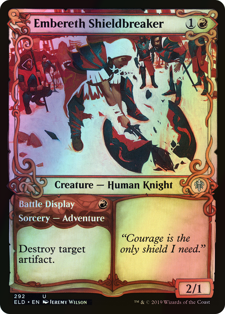 Embereth Shieldbreaker // Battle Display (ELD) #292 [EN/F]