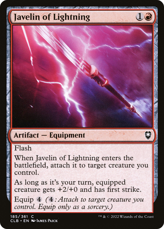 Javelin of Lightning (CLB) #185 [EN/N]